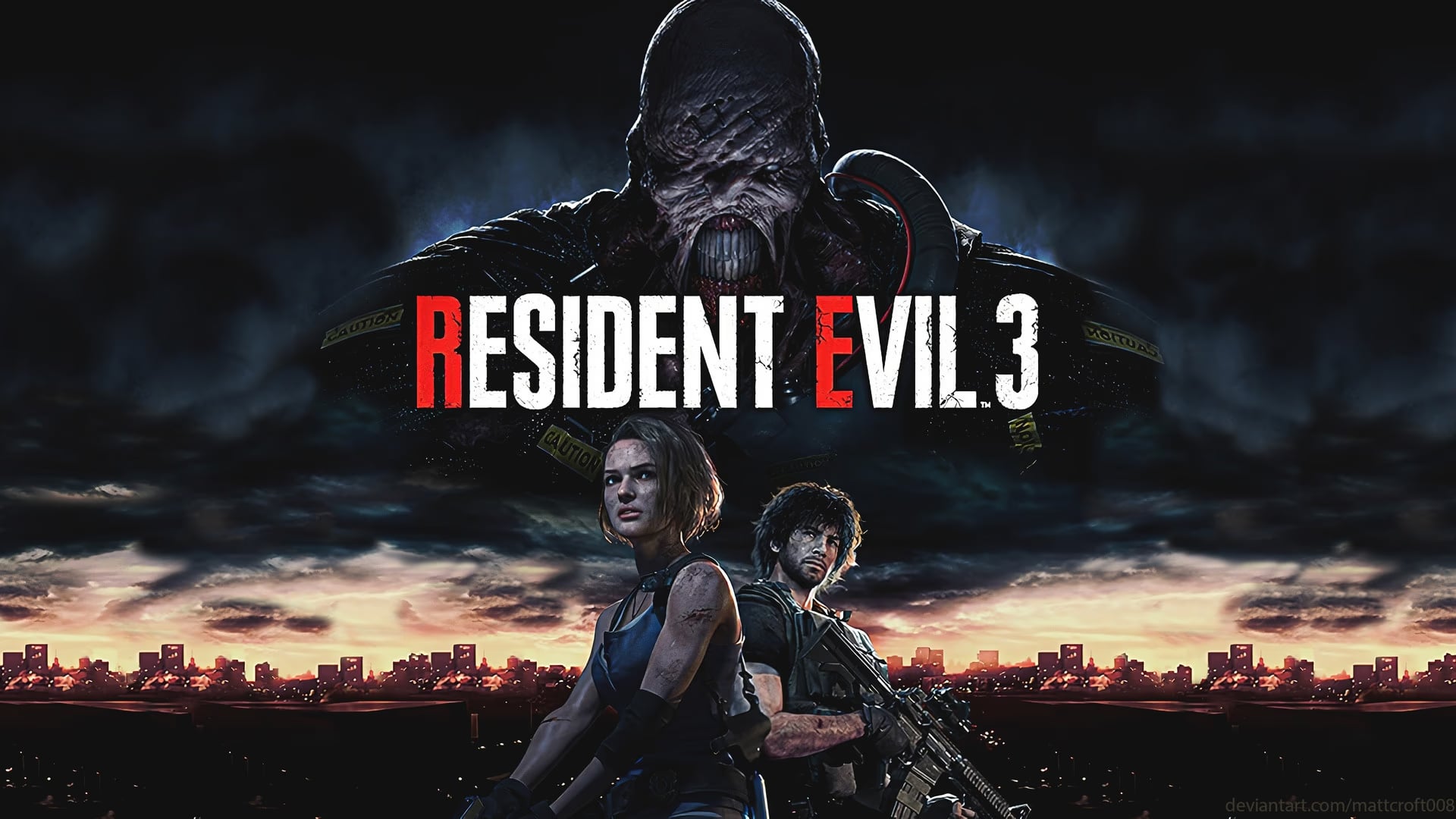 Resident Evil 3: Remake arkaplan
